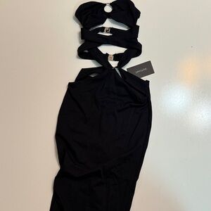 Outcast Black Cutout Dress